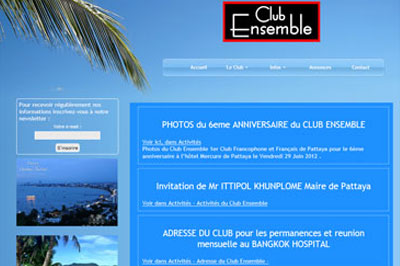 site association francophone Club Ensemble Pattaya Thaïlande