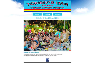 site Tomy's Bar Pattaya Thaïlande