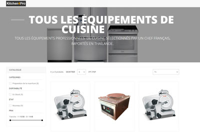 site cbi-kitchen.com équipements de cuisine vente en ligne