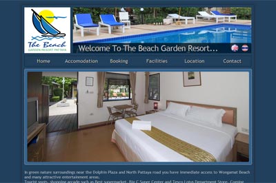 site hôtel Beachgarden Pattaya Thaïlande