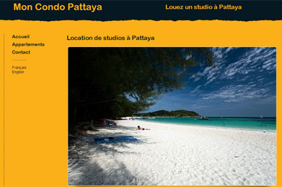 site moncondo location appartement Pattaya