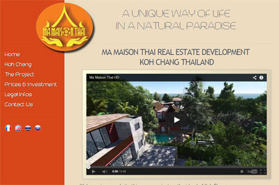 site Ma Maison Thai Développement Immobilier Koh Chang Thaïlande